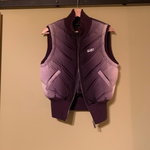 Bebe gray sport vest, size m - Picture 2 of 4